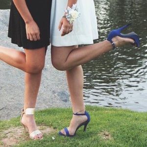 Royal blue heels